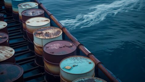 В Балтийском море произошла утечка нефти