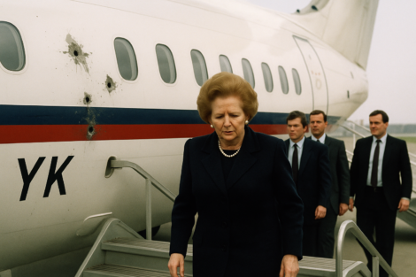 В Британии раскрыли детали обстрела самолета Тэтчер